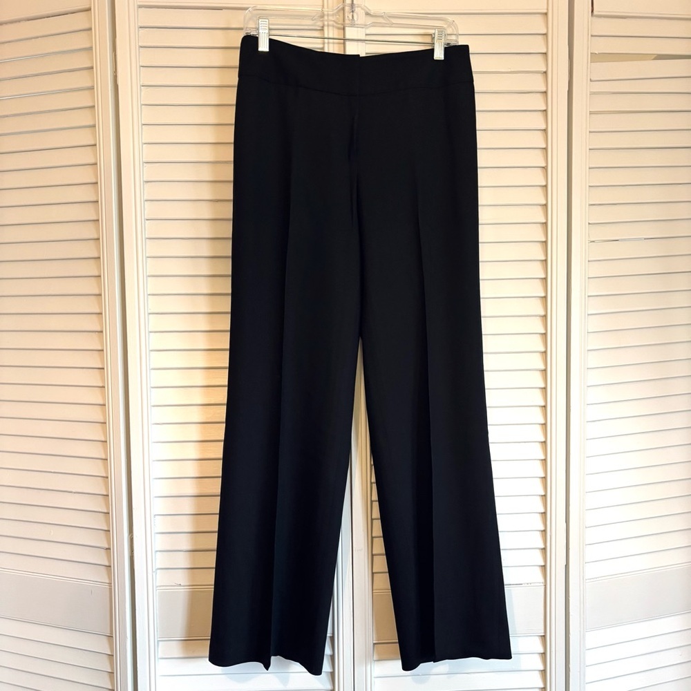 Ann Taylor Loft 100% Wool Black Dress Pants Slacks Size 6